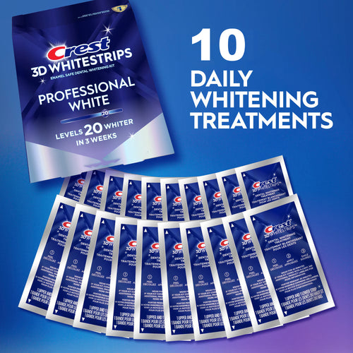 Crest 3D Whitestrips Professional White 10 Treatments